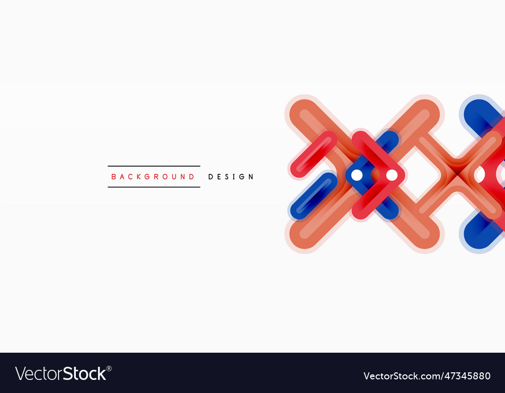 Cross line background minimal geometric template Vector Image Cross line background minimal geometric template
