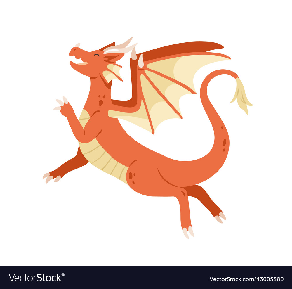 Premium Vector  Jumping dinosaur