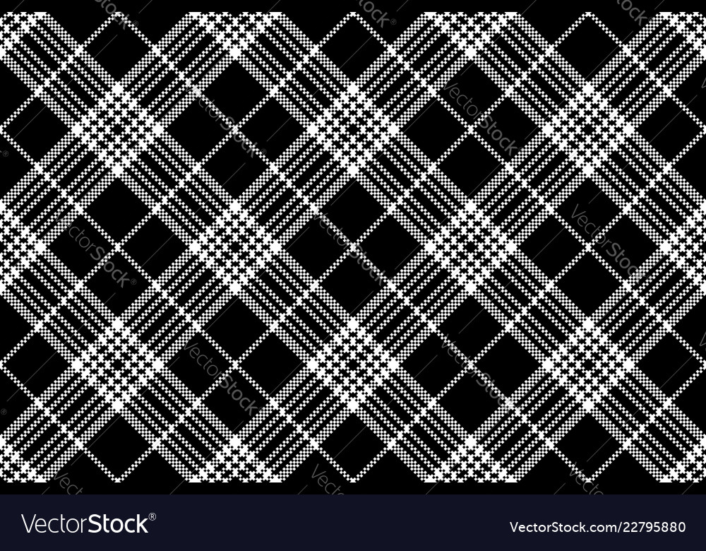Dark Fabric Check Pattern