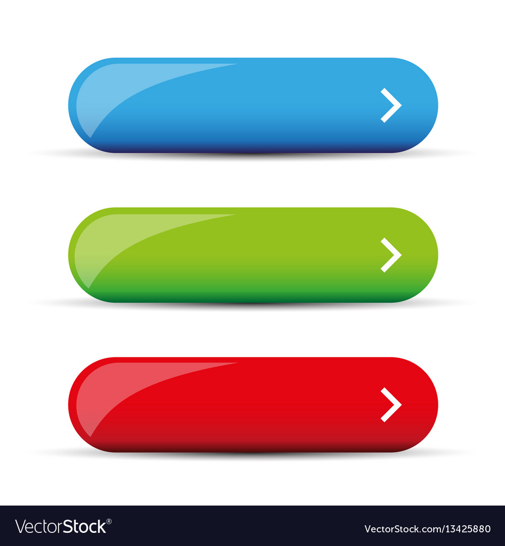 Download Empty web button Royalty Free Vector Image - VectorStock