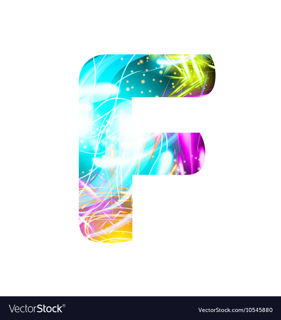 Glowing light effect neon font color design text