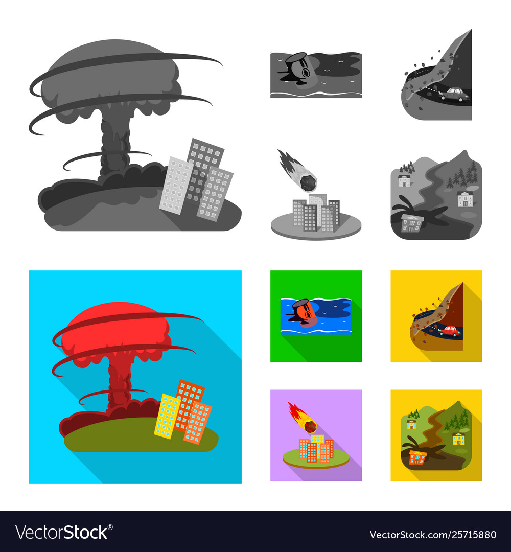Isolated object weather and distress symbol vector image Isolated object weather and distress symbol