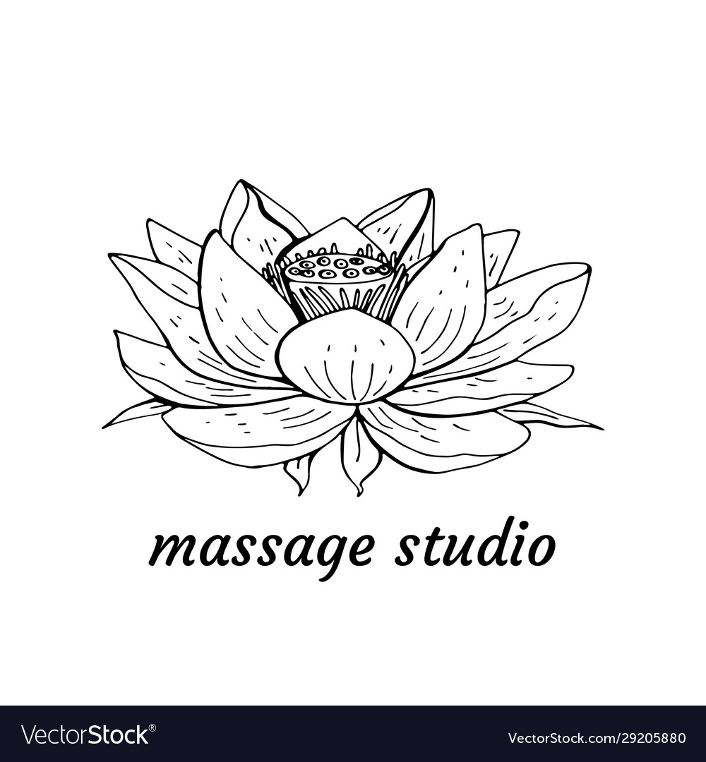 Text massage. Цветок лотоса массаж.