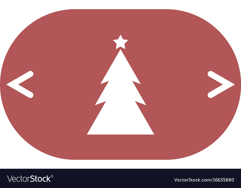 Pictograph of christmas tree