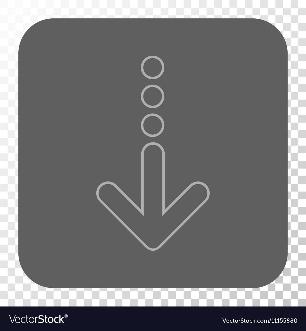 Send down rounded square button