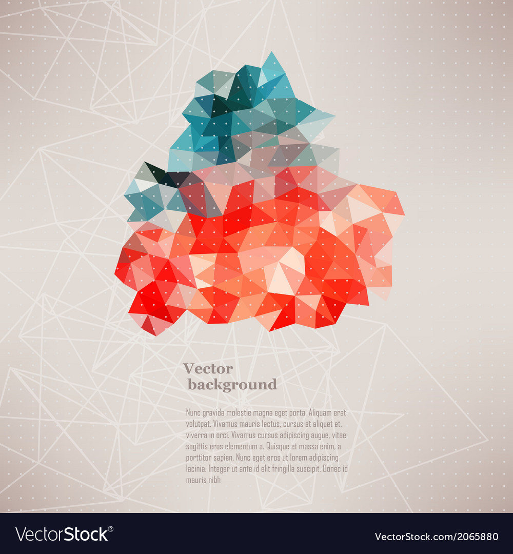 Triangle pattern background