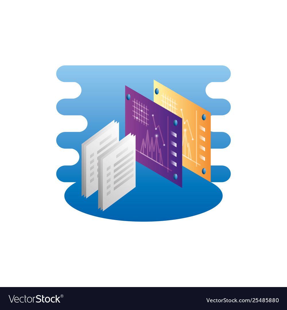 Webpages templates with statistics and documents