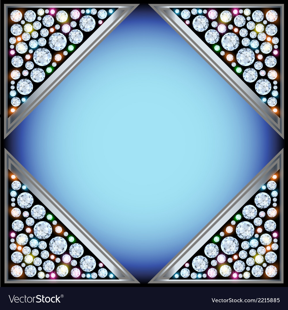 Background frame with triangles
