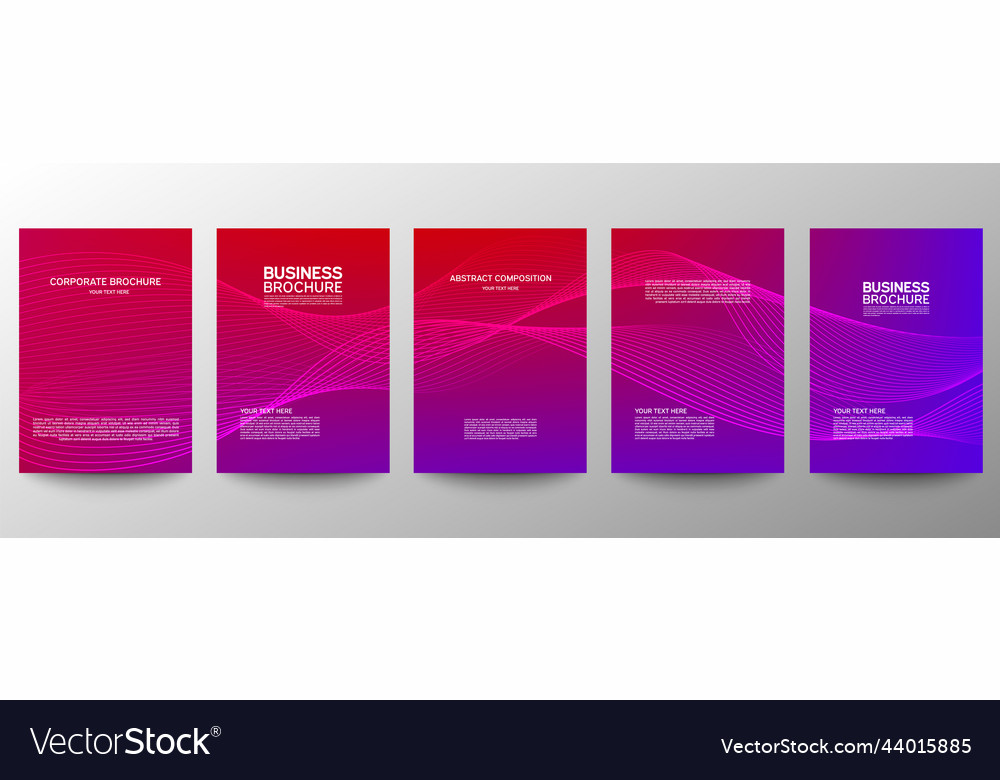 Cover geometric minimal set abstract line pattern vector image Cover geometric minimal set abstract line pattern