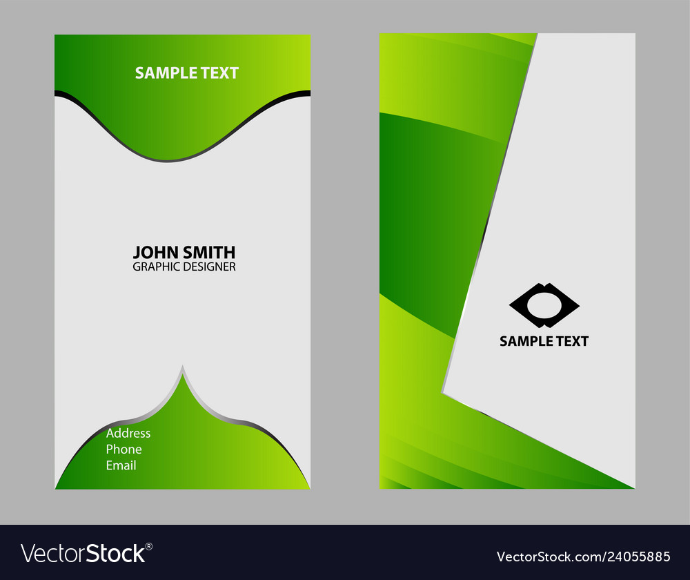 Creative business cards Royalty Free Vector Image