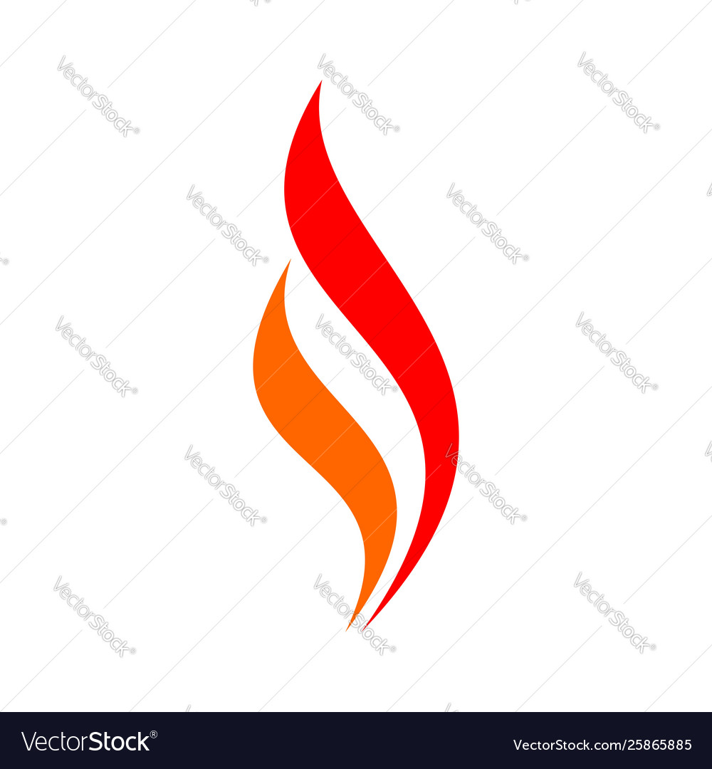 Flame Swoosh Logo