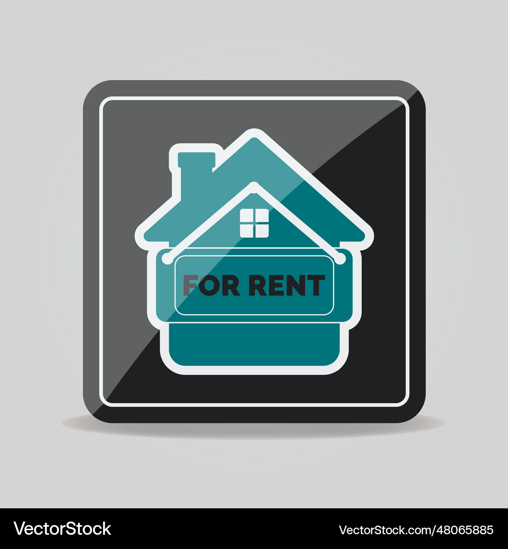 House for rent sign Royalty Free Vector Image - VectorStock