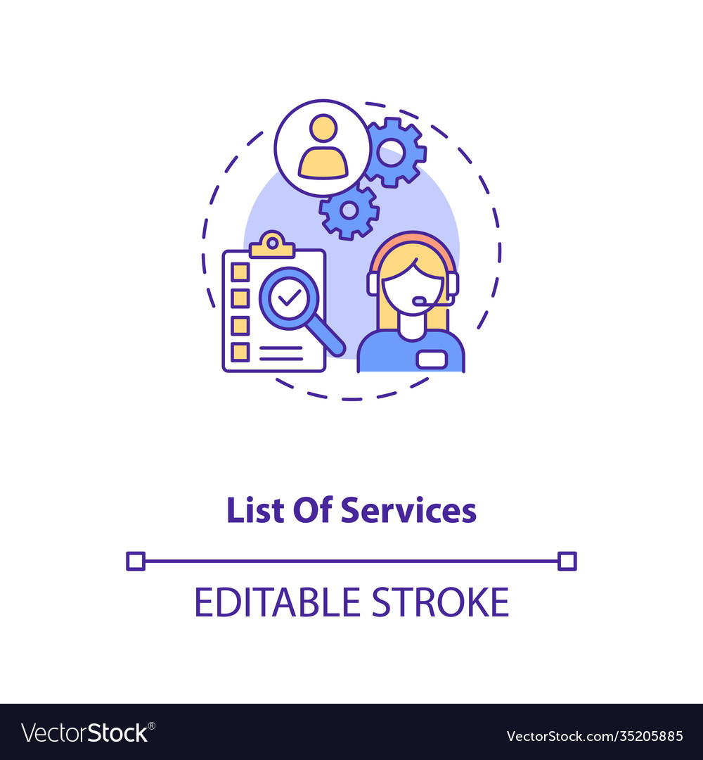 Services Concept Icon - Business Support