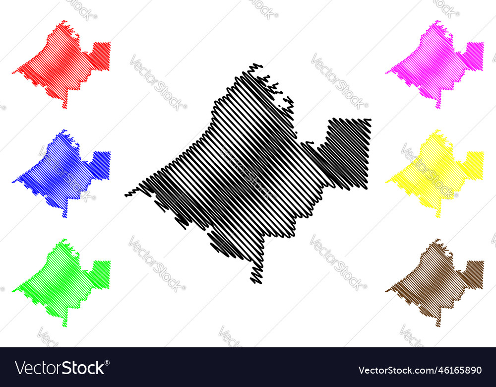 Champoton municipality free and sovereign state Vector Image