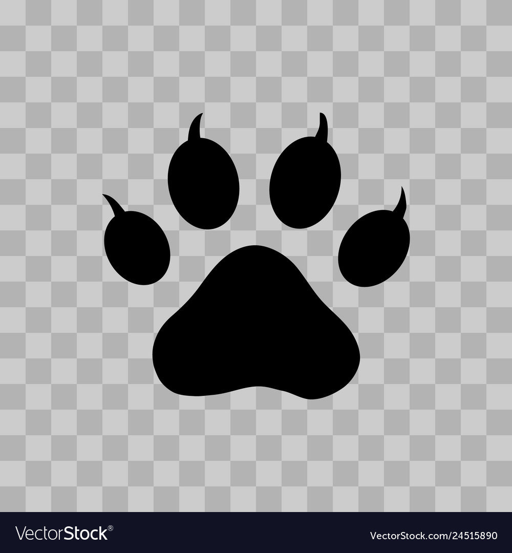 Cute Paw Prints Logo