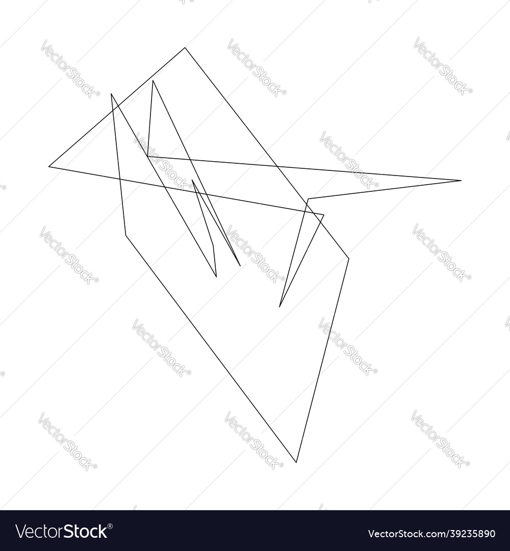 Edgy ruptured shatter splinter shape design