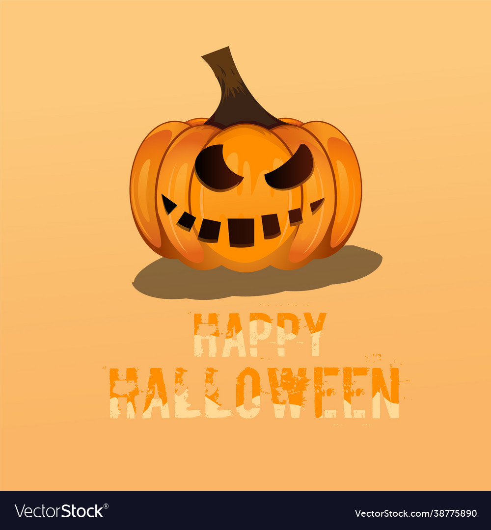 Halloween pumpkin Royalty Free Vector Image - VectorStock