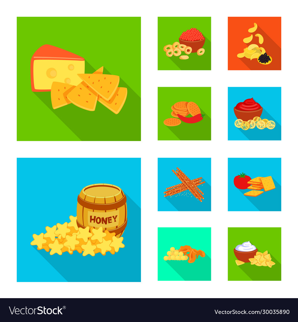 Isolated object taste and seasonin sign vector image Isolated object taste and seasonin sign