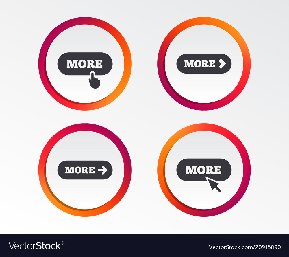 Mehr mit Cursor Pointer Symbol Details Symbole