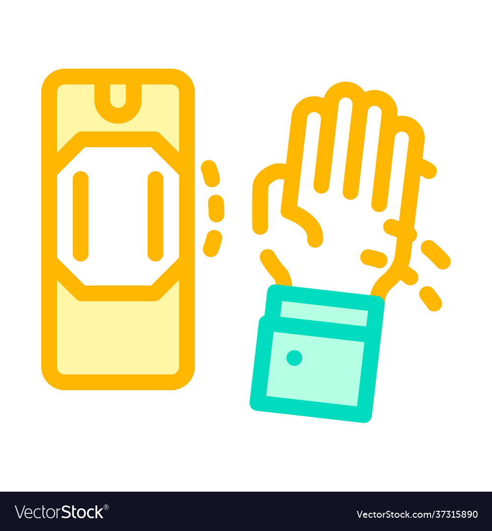 Motion sensor color icon