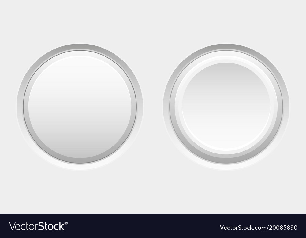 Round blank buttons