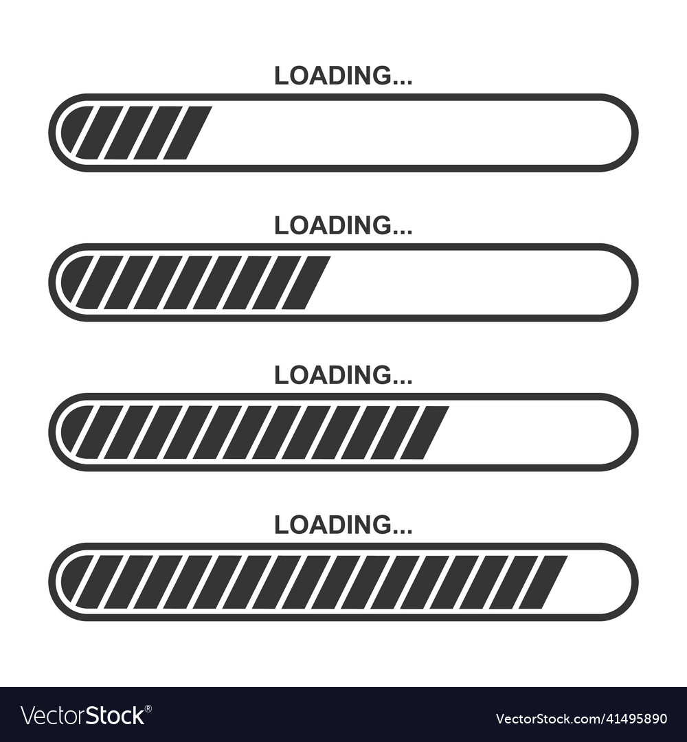 Set of loading icons