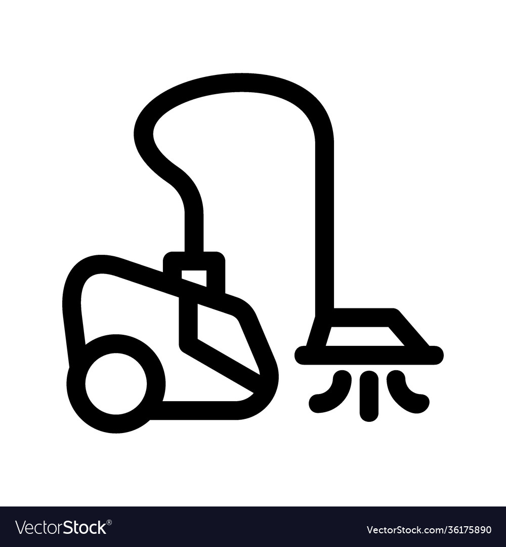 Vacum cleaner icon or logo isolated sign symbol