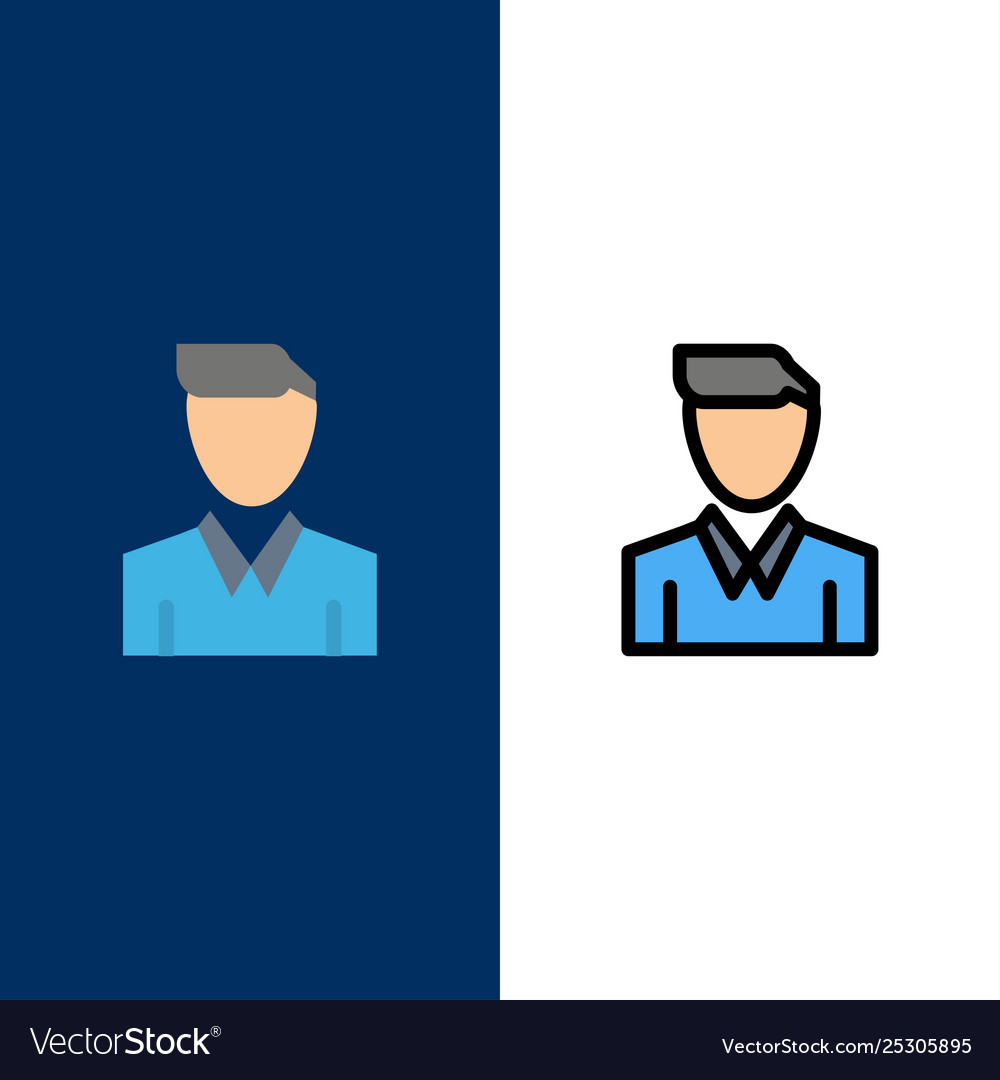 Account human man person profile icons flat