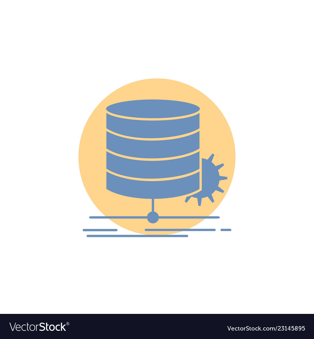 Algorithm chart data diagram flow glyph icon