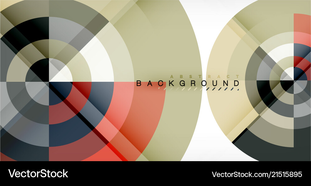 Circle abstract background Royalty Free Vector Image