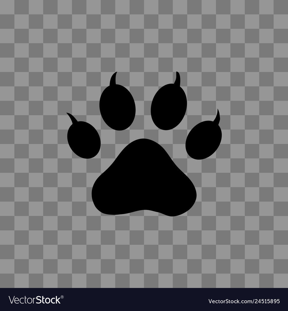Cute Paw Prints Logo