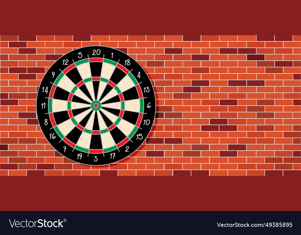 Dart board game dartboard and darts