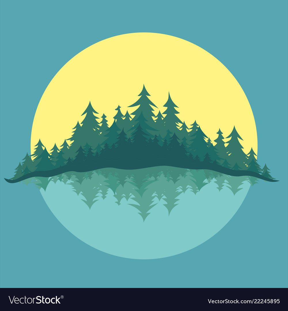 Forest Dawn Reflection