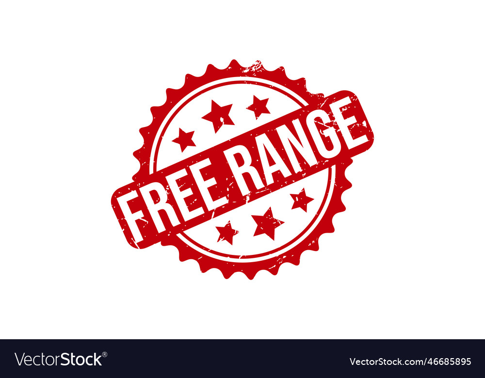 Free range rubber stamp seal