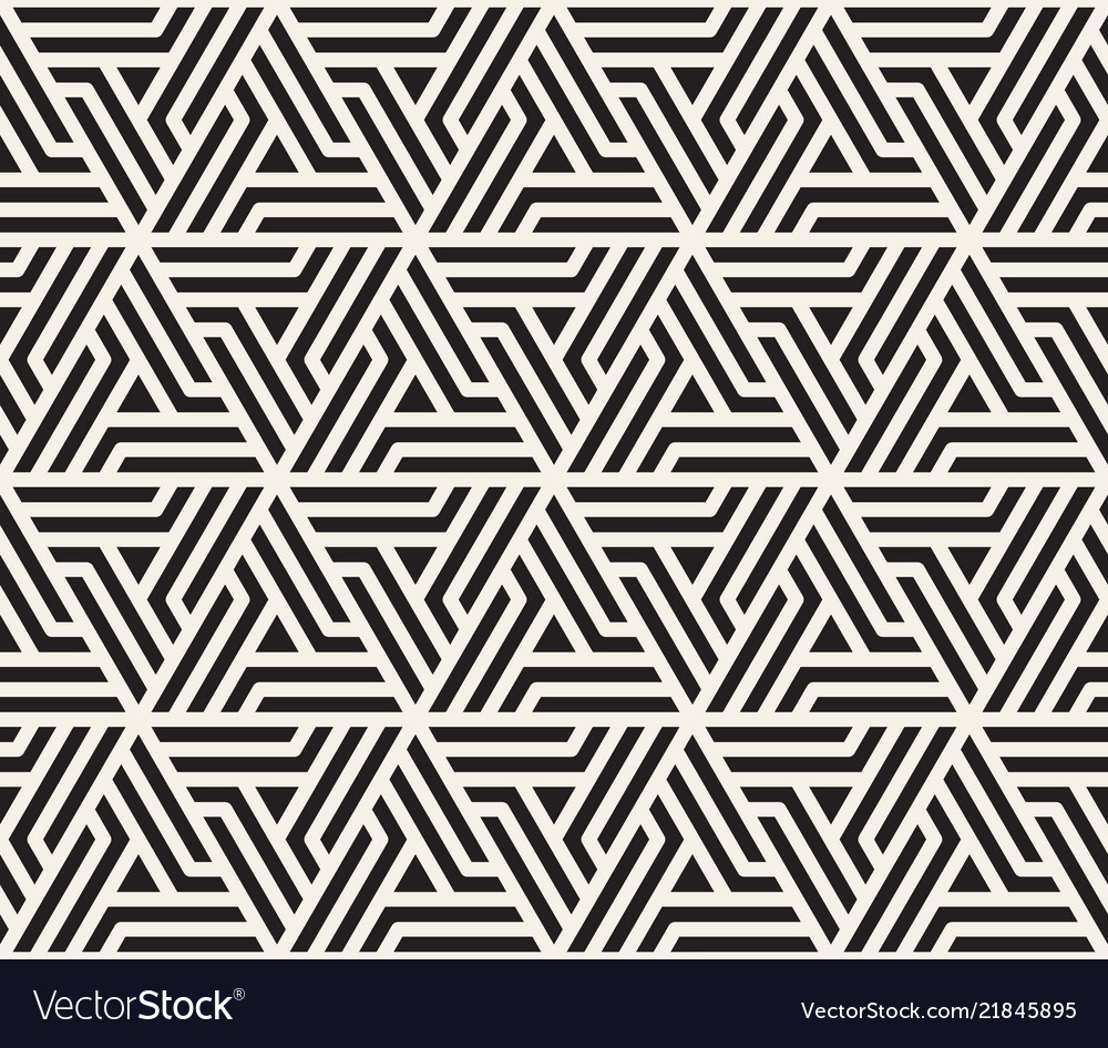 Geometric Line Tiling Pattern