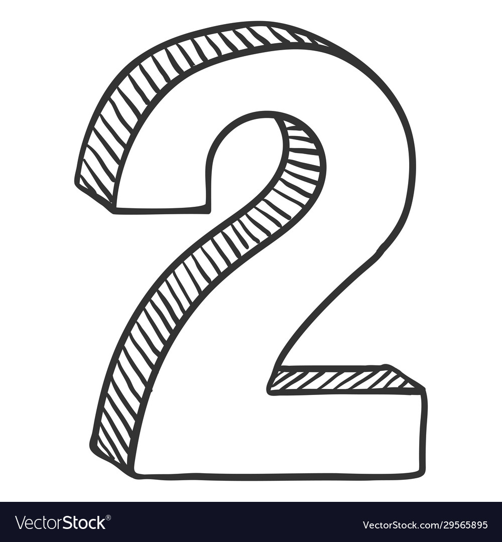 How To Draw A Number 2