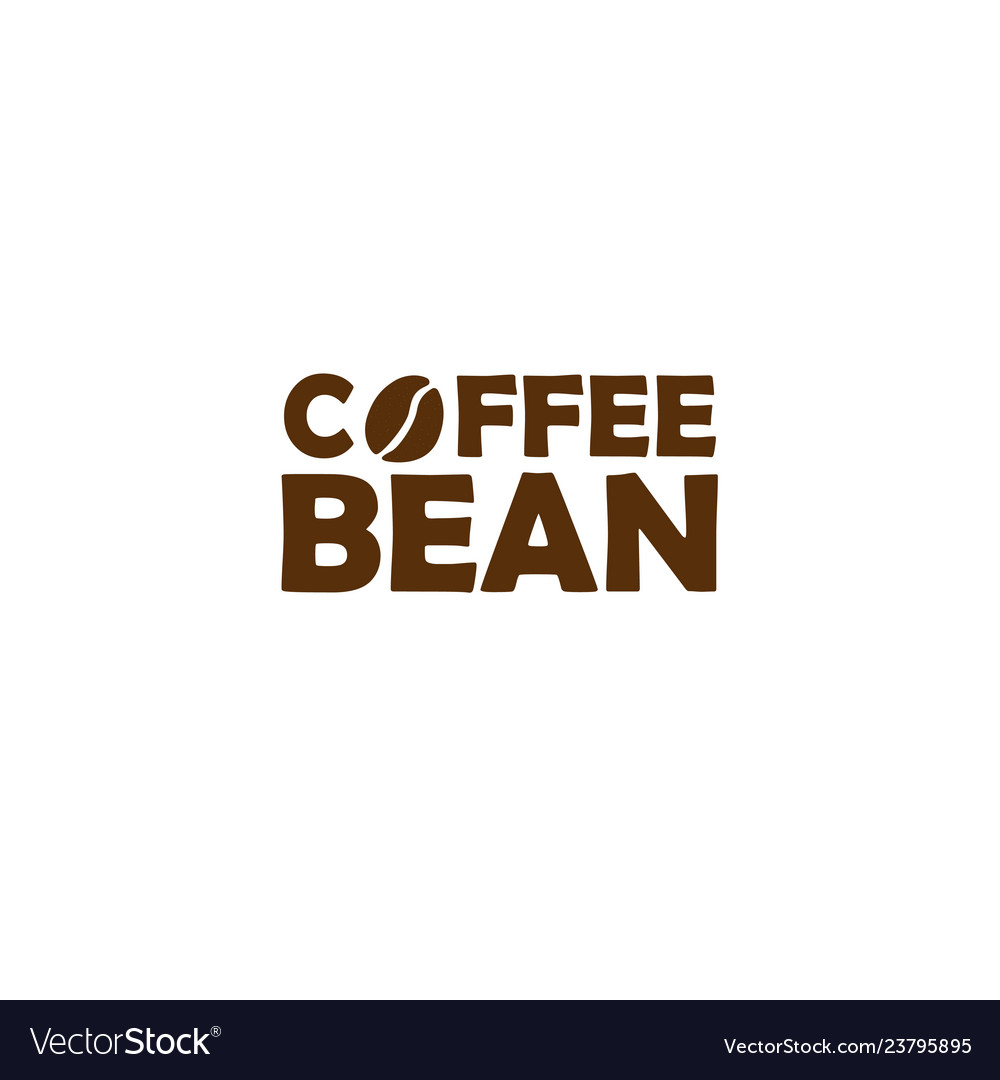 Logo coffee beans Royalty Free Vector Image - VectorStock