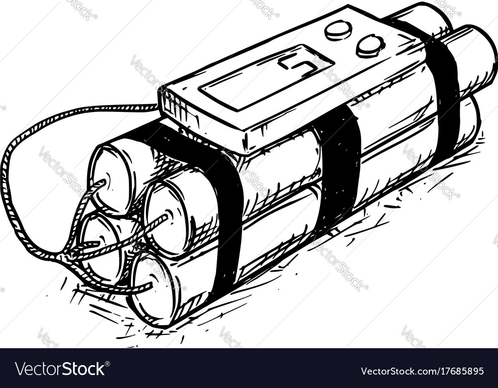 Retro Time Bomb with Digital Display