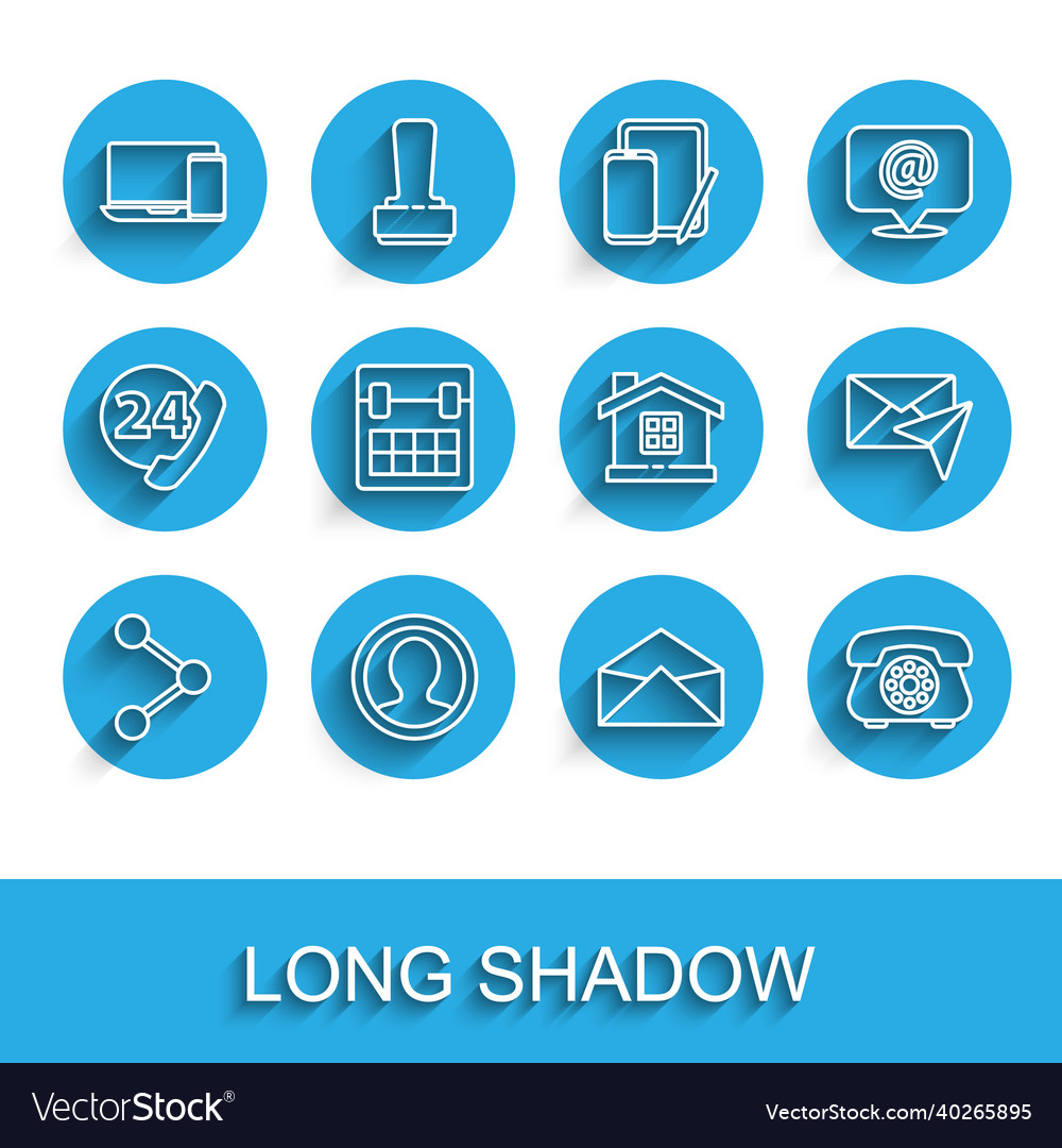 Set line share create account screen monitor vector image Set line share create account screen monitor