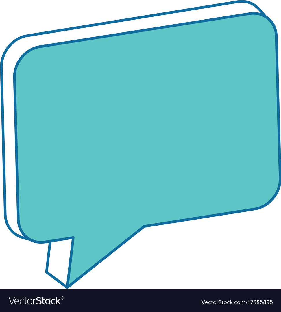 Speech bubble isolated icon Royalty Free Vector Image