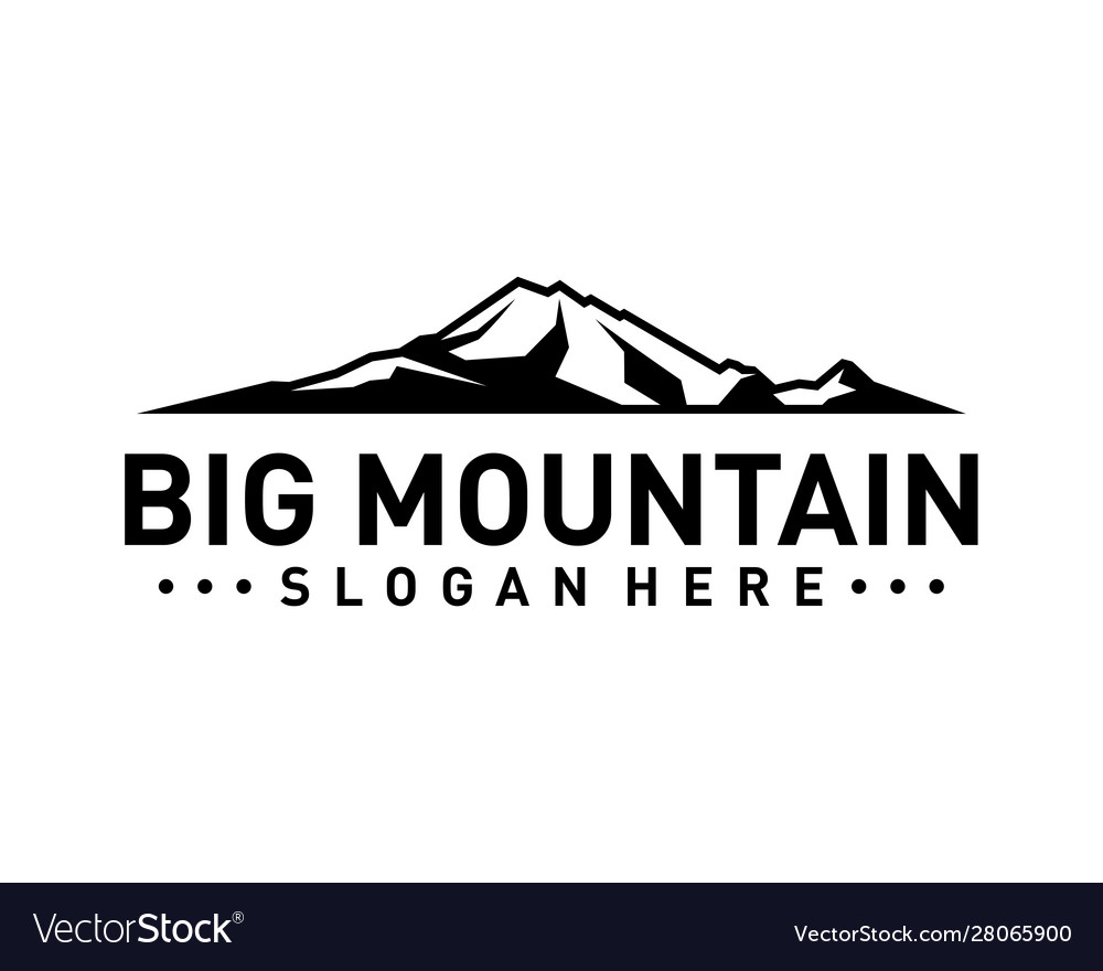 Big mountain logo template