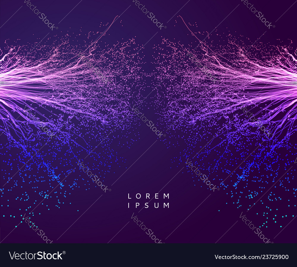 Dynamische Partikelexplosion - Abstract Tech
