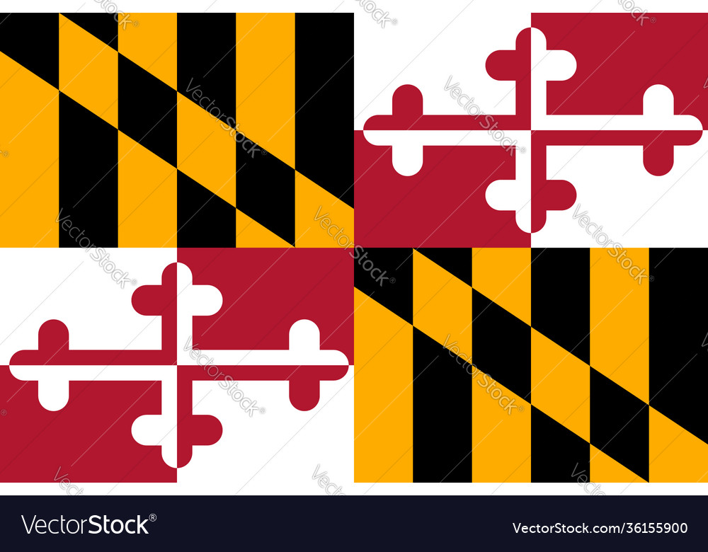 Flag maryland usa