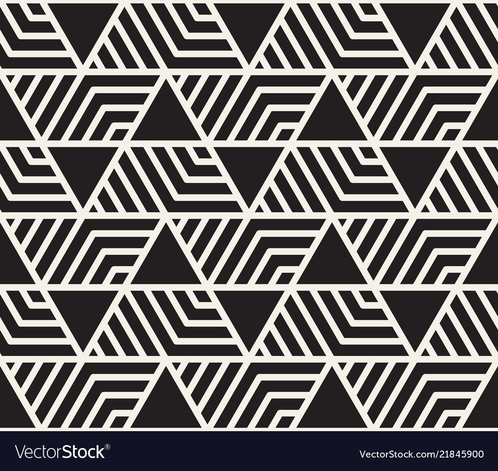 Geometric Line Tiling Pattern