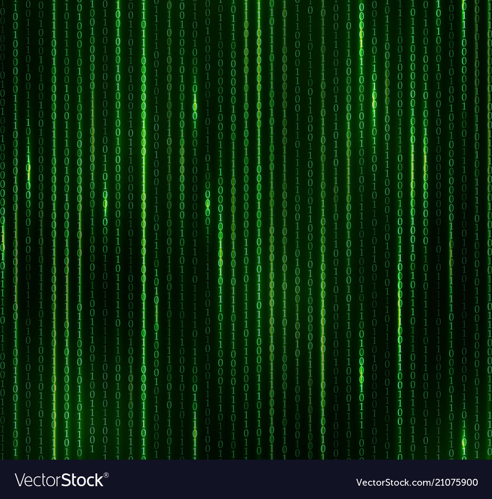 Green Matrix Data Pattern