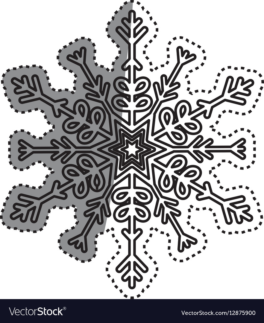 Schneeflocke Wintersymbol