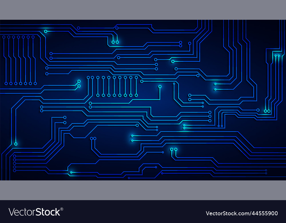Technology background with hi-tech digital Vector Image Technology background with hi-tech digital