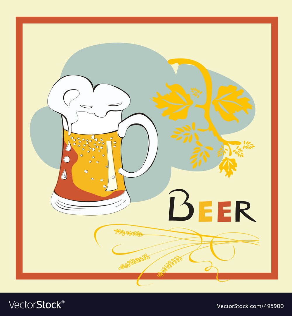 Template for beer menu