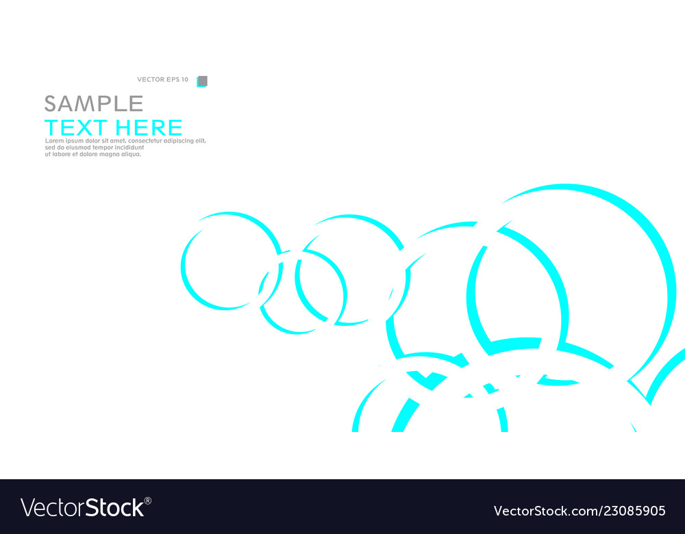 Abstract background with circles vector image Abstract background with circles