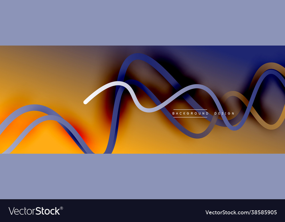 Abstract gradient background with wave line vector image Abstract gradient background with wave line